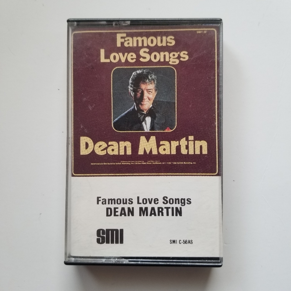 Dean Martin Famous Love Songs Vintage Cassette Tape 🎵3/$15